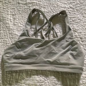 Gray Lululemon Energy bra